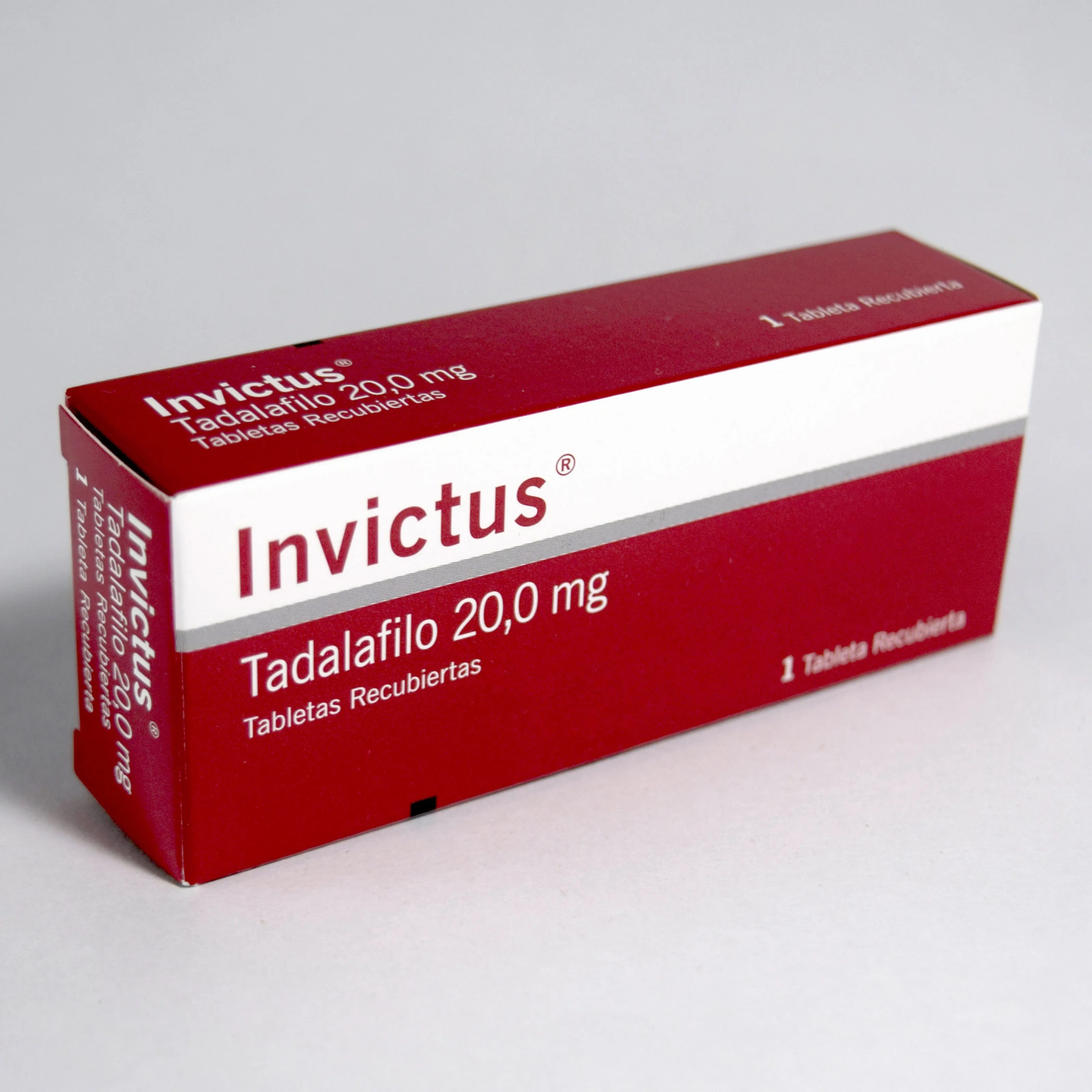 Invictus Tabletas Recubiertas 20 mg x 1 Unidad
